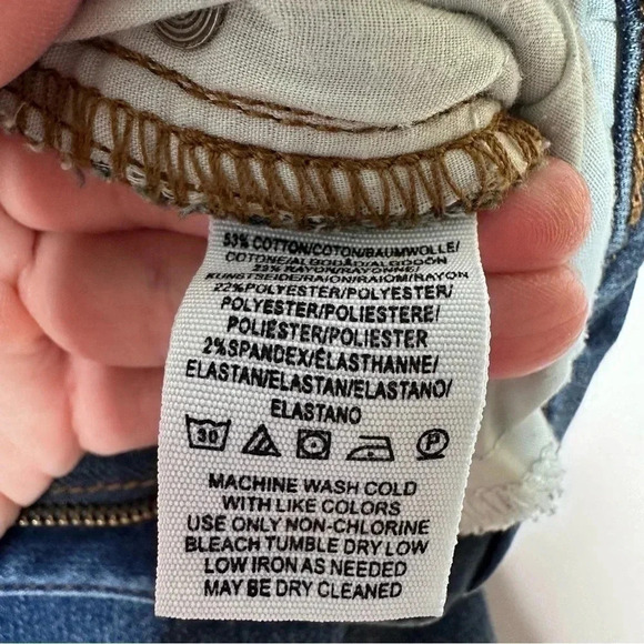 Free People High Rise Skinny Ankle Jeans Size 28 - Picture 7 of 9